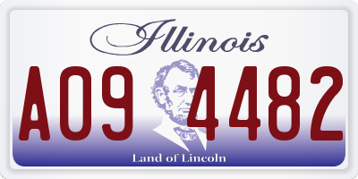 IL license plate A094482