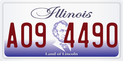 IL license plate A094490