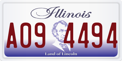 IL license plate A094494