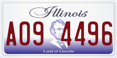 IL license plate A094496