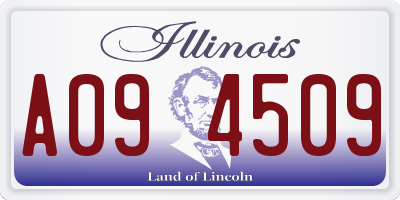 IL license plate A094509