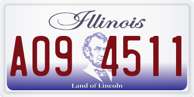 IL license plate A094511