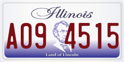 IL license plate A094515