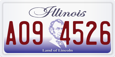 IL license plate A094526