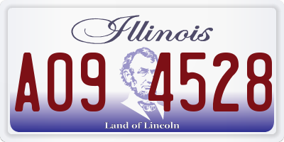 IL license plate A094528