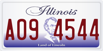 IL license plate A094544