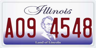 IL license plate A094548