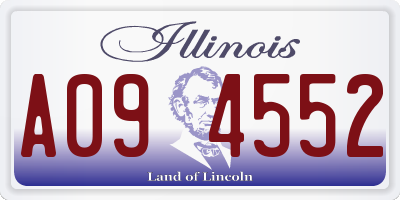 IL license plate A094552