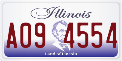 IL license plate A094554