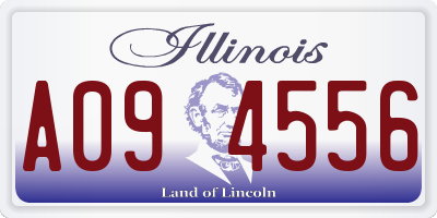 IL license plate A094556