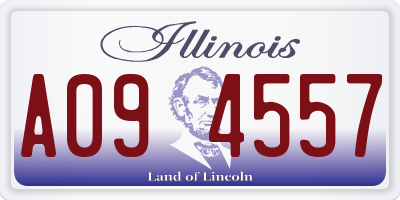 IL license plate A094557