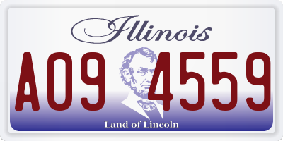 IL license plate A094559