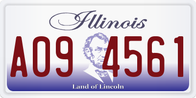 IL license plate A094561