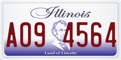 IL license plate A094564