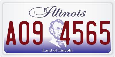 IL license plate A094565