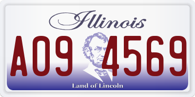 IL license plate A094569