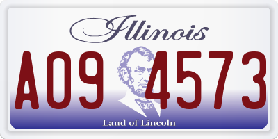 IL license plate A094573