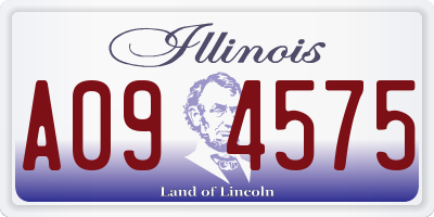 IL license plate A094575
