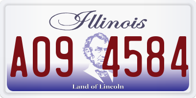 IL license plate A094584