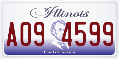 IL license plate A094599