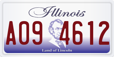 IL license plate A094612
