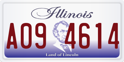 IL license plate A094614