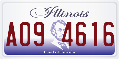 IL license plate A094616