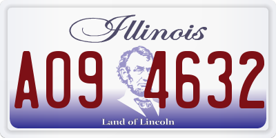 IL license plate A094632