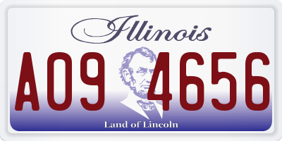 IL license plate A094656
