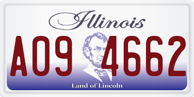 IL license plate A094662