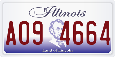IL license plate A094664