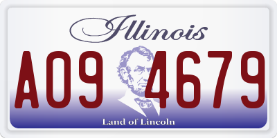 IL license plate A094679