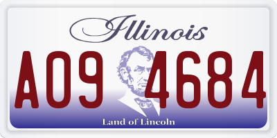 IL license plate A094684