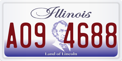 IL license plate A094688