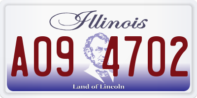 IL license plate A094702