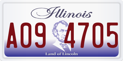 IL license plate A094705