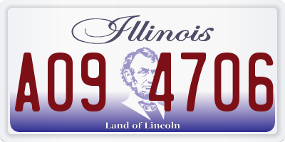 IL license plate A094706