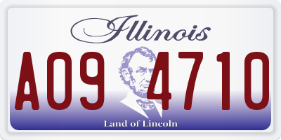 IL license plate A094710