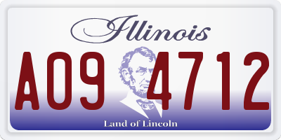 IL license plate A094712
