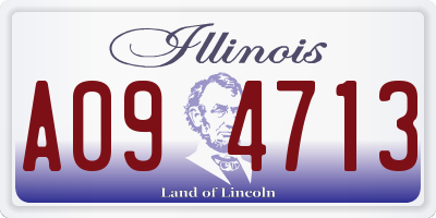 IL license plate A094713