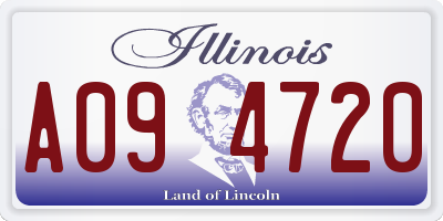 IL license plate A094720