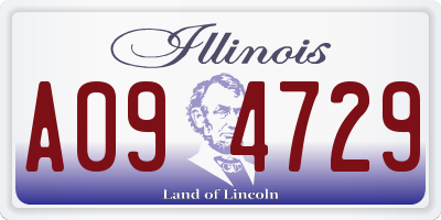 IL license plate A094729