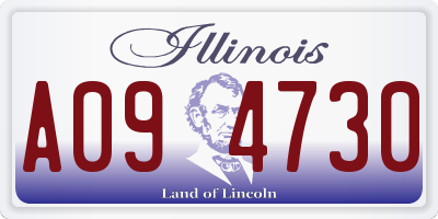 IL license plate A094730