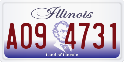 IL license plate A094731