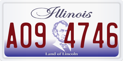 IL license plate A094746