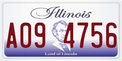IL license plate A094756