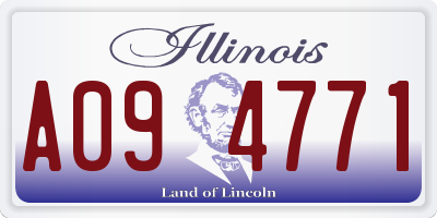 IL license plate A094771
