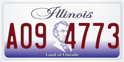 IL license plate A094773