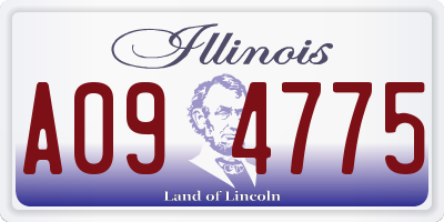 IL license plate A094775