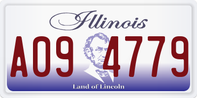 IL license plate A094779